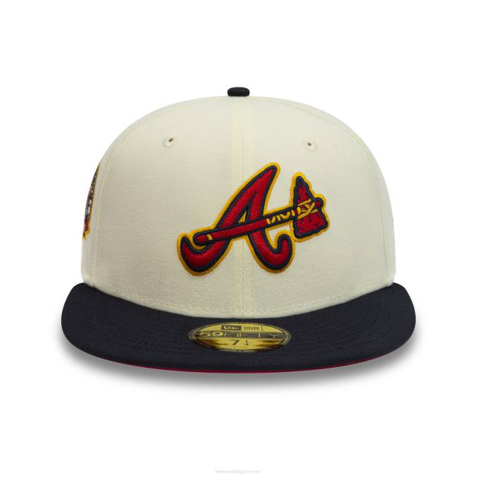 New Era atlanta braves 2017 chromen witte 59fifty fitted cap BT241401