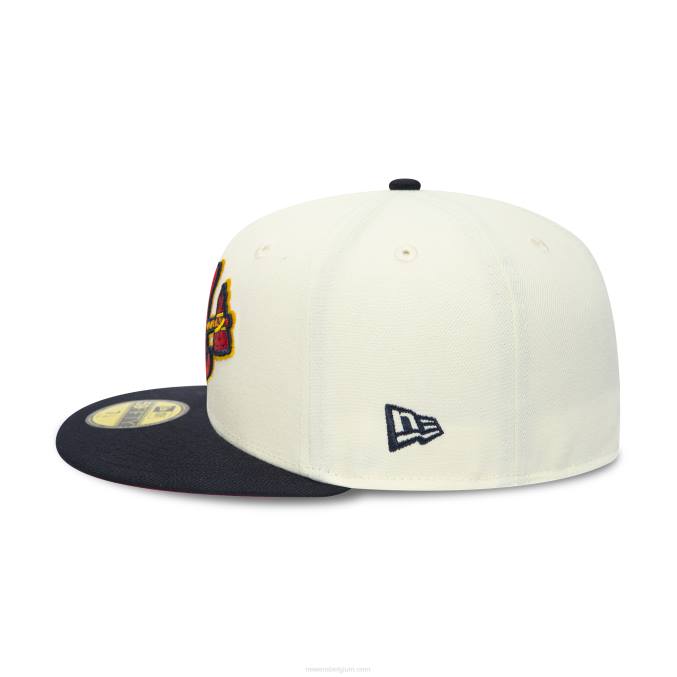 New Era atlanta braves 2017 chromen witte 59fifty fitted cap BT241401