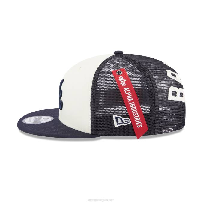 New Era atlanta braves alpha industries x mlb navy 9fifty snapback pet BT241850