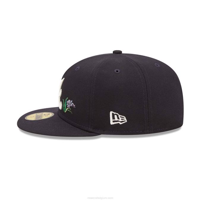 New Era atlanta braves aquarel bloemen marine 59fifty cap BT24715