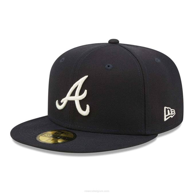 New Era atlanta braves citrus pop navy 59fifty getailleerde pet BT241119