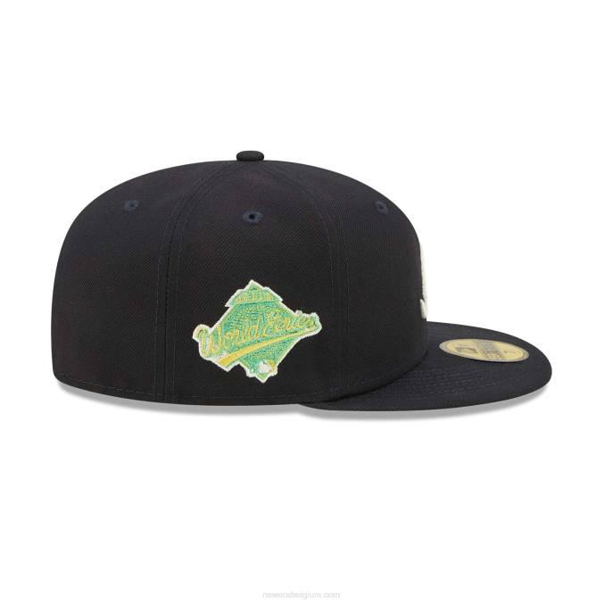 New Era atlanta braves citrus pop navy 59fifty getailleerde pet BT241119