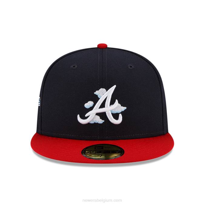 New Era atlanta braves comic cloud navy 59fifty getailleerde pet BT241429