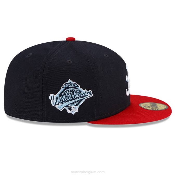 New Era atlanta braves comic cloud navy 59fifty getailleerde pet BT241429