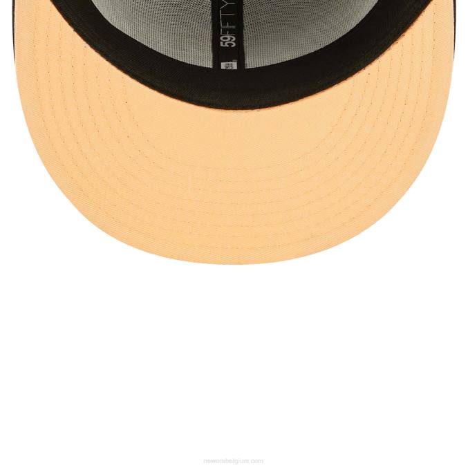 New Era atlanta braves fruit zwarte 59fifty getailleerde pet BT24293