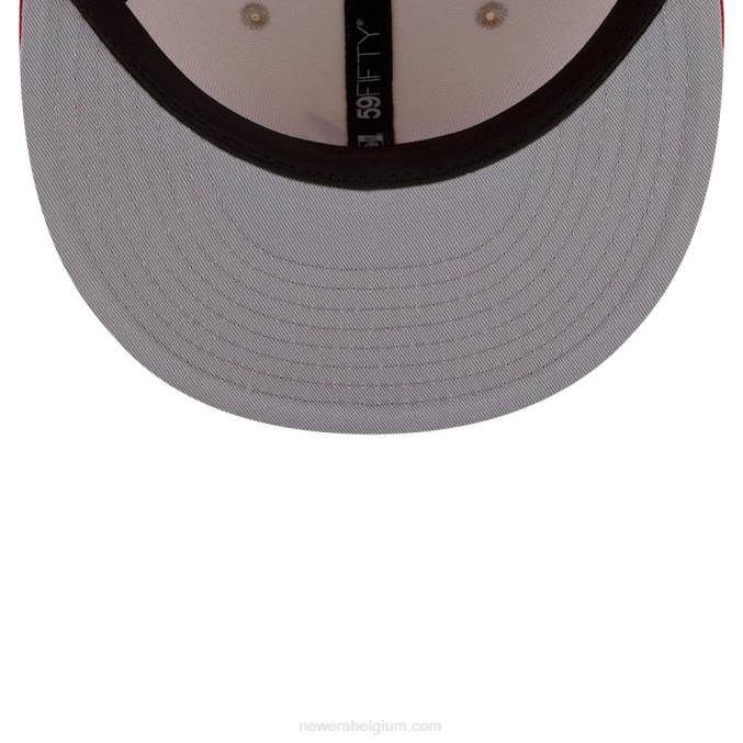 New Era atlanta braves mlb 2-tone rode 59fifty getailleerde pet BT241017