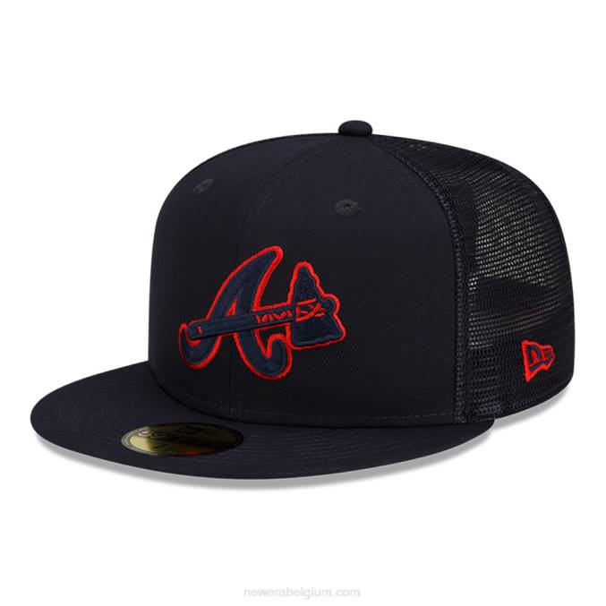 New Era atlanta braves mlb batting practice marine 59fifty cap BT241394