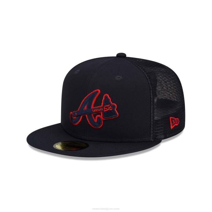New Era atlanta braves mlb batting practice marine 59fifty cap BT241394