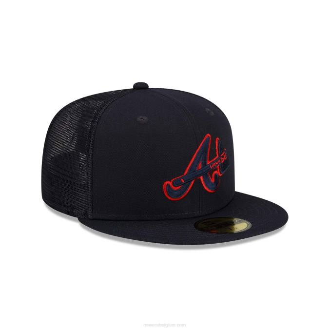 New Era atlanta braves mlb batting practice marine 59fifty cap BT241394