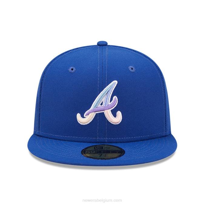 New Era atlanta braves mlb nightbreak team blauwe 59fifty getailleerde pet BT241089