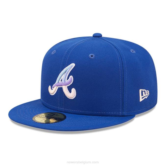 New Era atlanta braves mlb nightbreak team blauwe 59fifty getailleerde pet BT241089