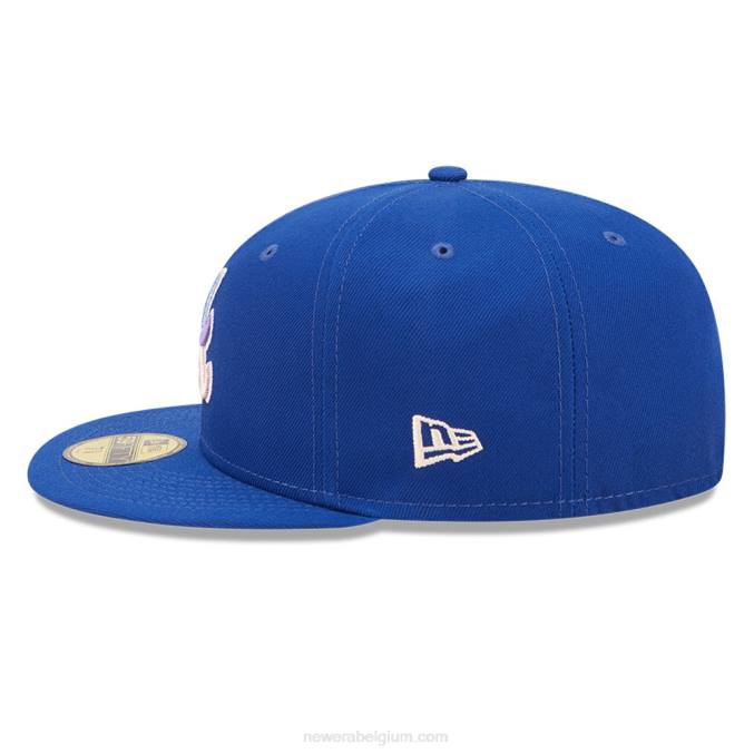 New Era atlanta braves mlb nightbreak team blauwe 59fifty getailleerde pet BT241089