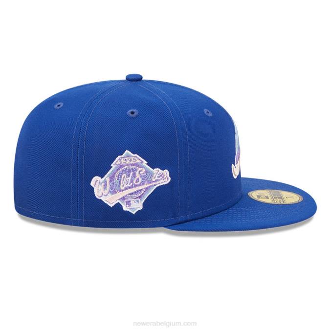 New Era atlanta braves mlb nightbreak team blauwe 59fifty getailleerde pet BT241089