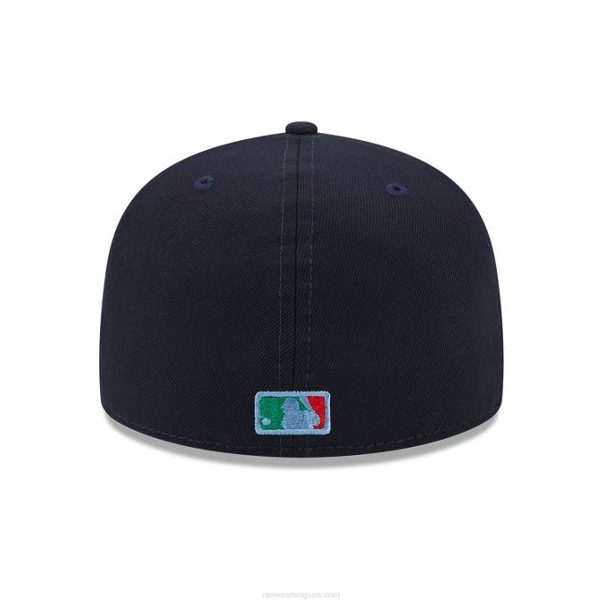 New Era atlanta braves state tartan marine 59fifty getailleerde pet BT24874