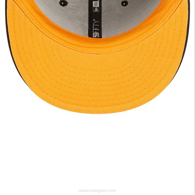 New Era atlanta braves tiger fill zwarte 59fifty getailleerde pet BT241433