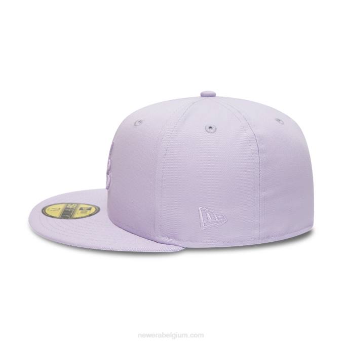 New Era atlanta braves world series tonale lila 59fifty getailleerde pet BT24176