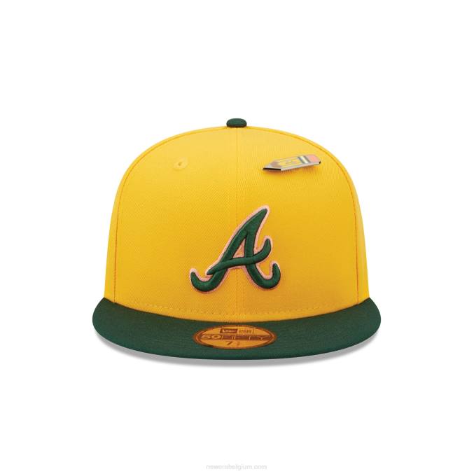 New Era atlanta dapper terug naar school gele 59fifty pet BT241424