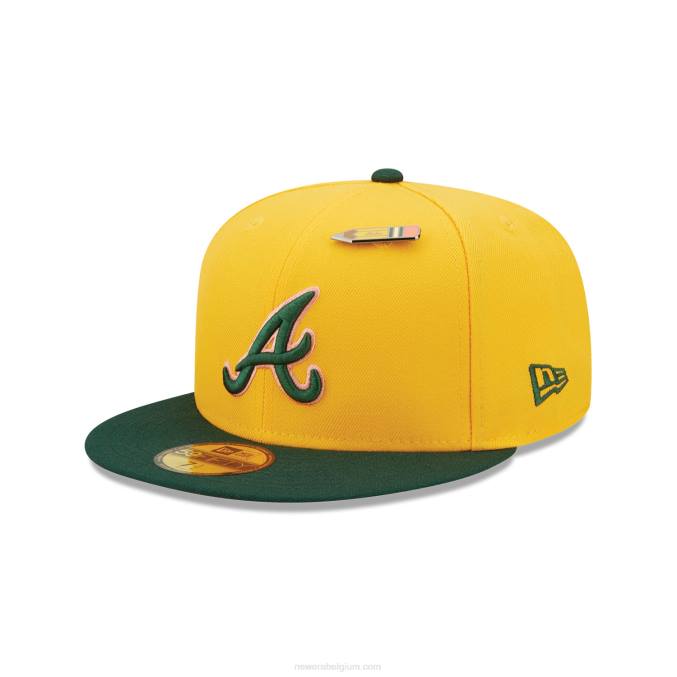 New Era atlanta dapper terug naar school gele 59fifty pet BT241424