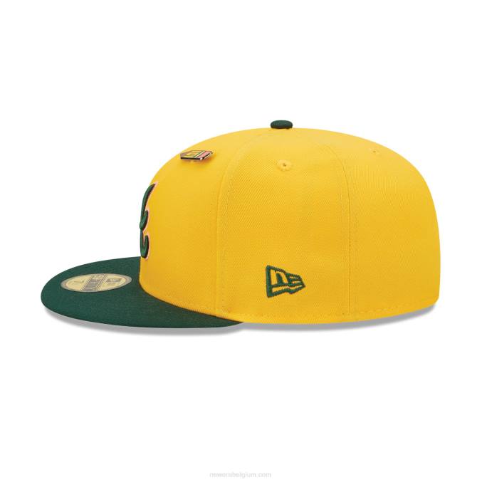 New Era atlanta dapper terug naar school gele 59fifty pet BT241424