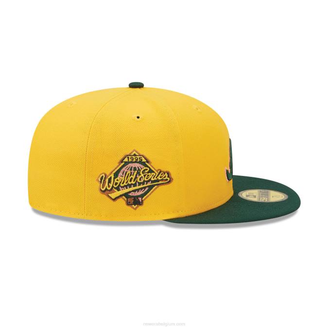 New Era atlanta dapper terug naar school gele 59fifty pet BT241424