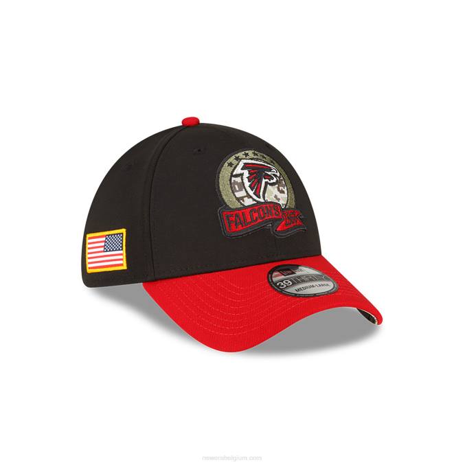 New Era atlanta falcons salute to service zwarte 39thirty stretch fit pet BT242190
