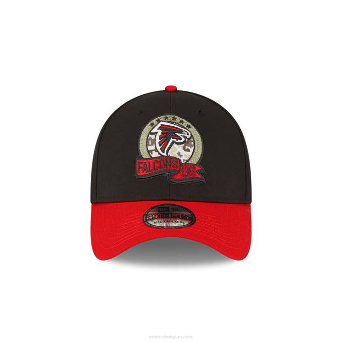 New Era atlanta falcons salute to service zwarte 39thirty stretch fit pet BT242190