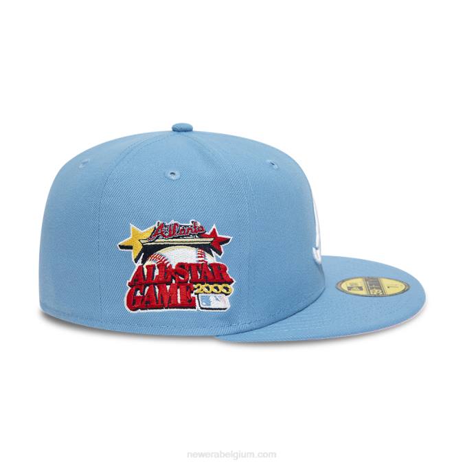 New Era atlanta trotse pastelblauwe 59fifty getailleerde pet BT241266
