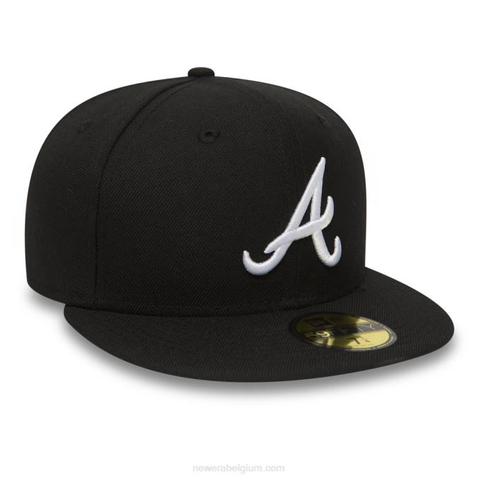 New Era atlanta trotseert essentiële zwarte 59fifty pet BT2462