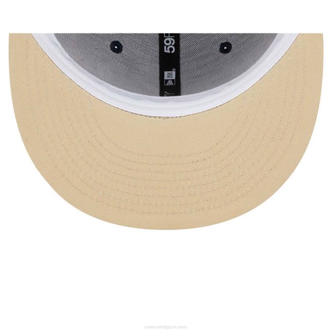 New Era atlanta trotseert zuidwestelijke marine 59fifty getailleerde pet BT241300