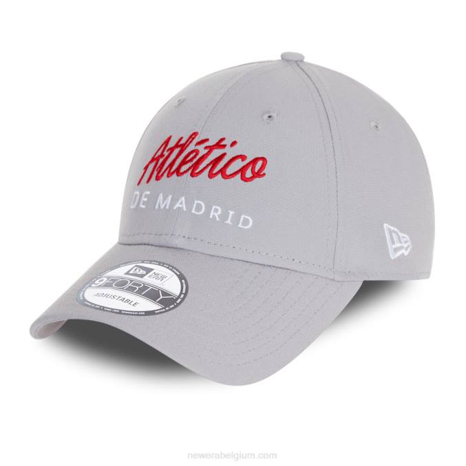 New Era atletico madrid repreve grijze 9forty verstelbare pet BT241636