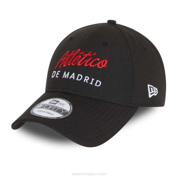New Era atletico madrid repreve zwarte 9forty verstelbare pet BT241651