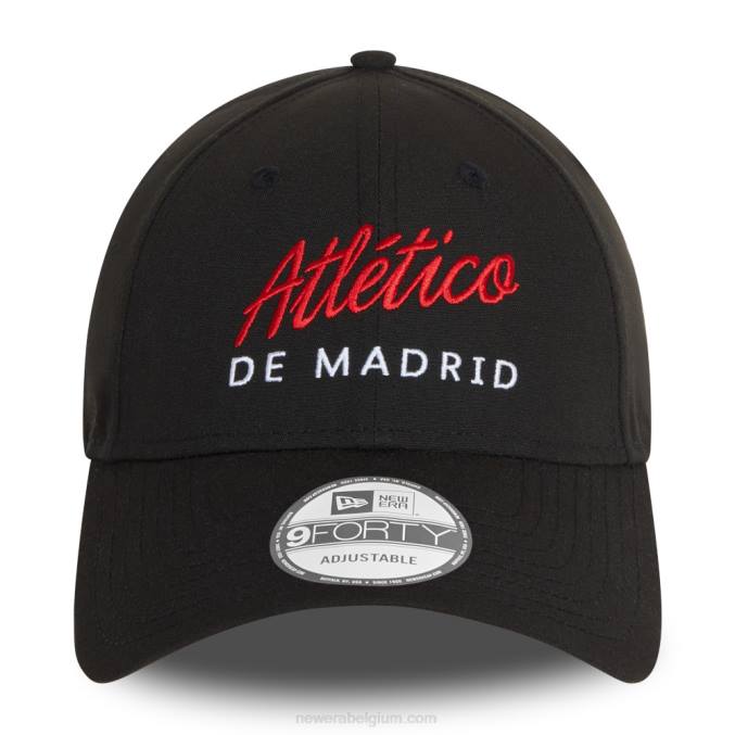 New Era atletico madrid repreve zwarte 9forty verstelbare pet BT241651