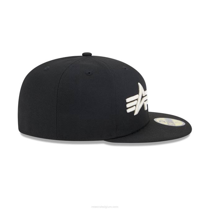 New Era baltimore orioles alpha industries x mlb zwarte 59fifty getailleerde pet BT24679