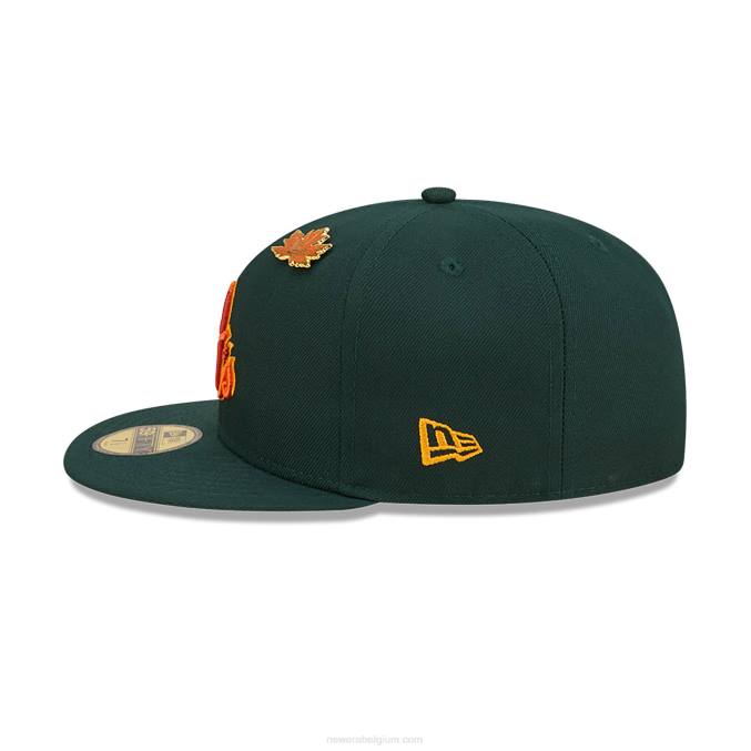 New Era baltimore orioles lommerrijke donkergroene 59fifty getailleerde pet BT24534