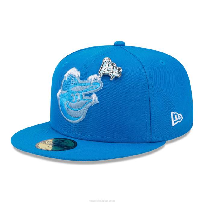 New Era baltimore orioles snow day blue 59fifty getailleerde pet BT24875