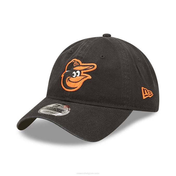 New Era baltimore orioles team patch zwarte 9twenty verstelbare pet BT242217