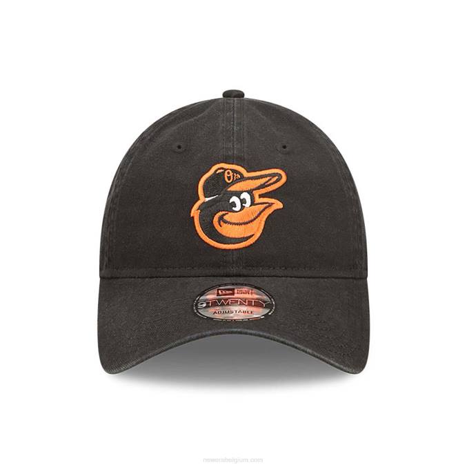 New Era baltimore orioles team patch zwarte 9twenty verstelbare pet BT242217