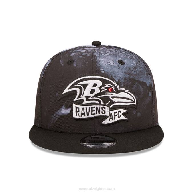 New Era baltimore ravens nfl sideline 2022 zwarte 9fifty snapback pet BT241918