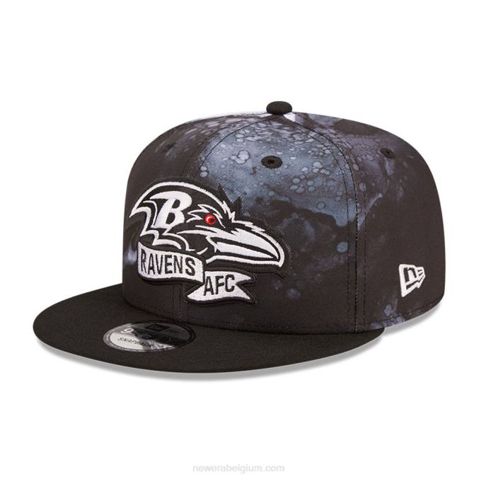 New Era baltimore ravens nfl sideline 2022 zwarte 9fifty snapback pet BT241918