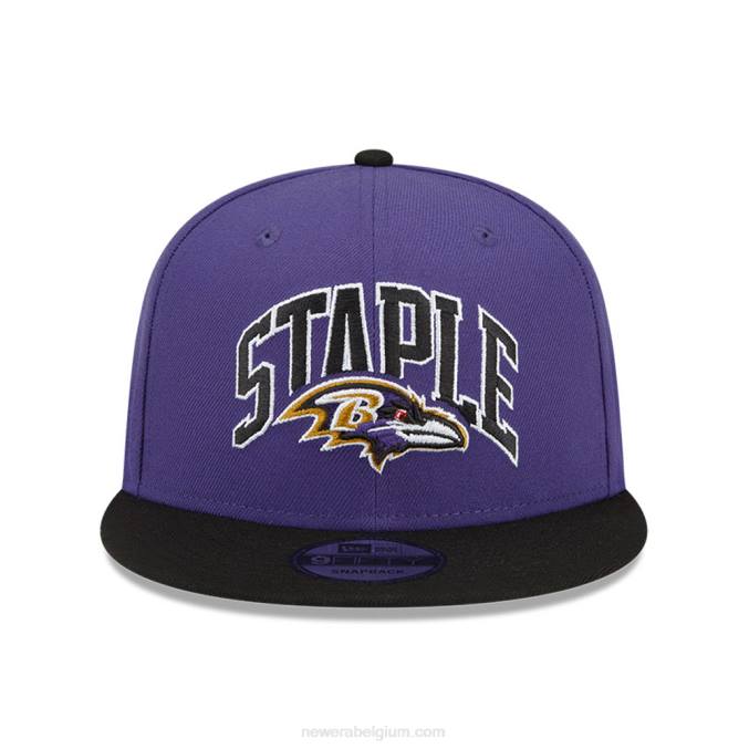 New Era baltimore ravens x nietje paarse 9fifty snapback pet BT241958