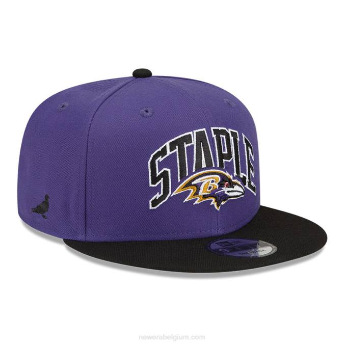 New Era baltimore ravens x nietje paarse 9fifty snapback pet BT241958