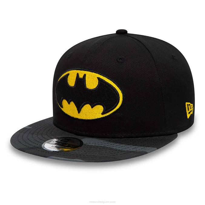 New Era batman jeugd dc camo zwarte 9fifty snapback pet BT241837