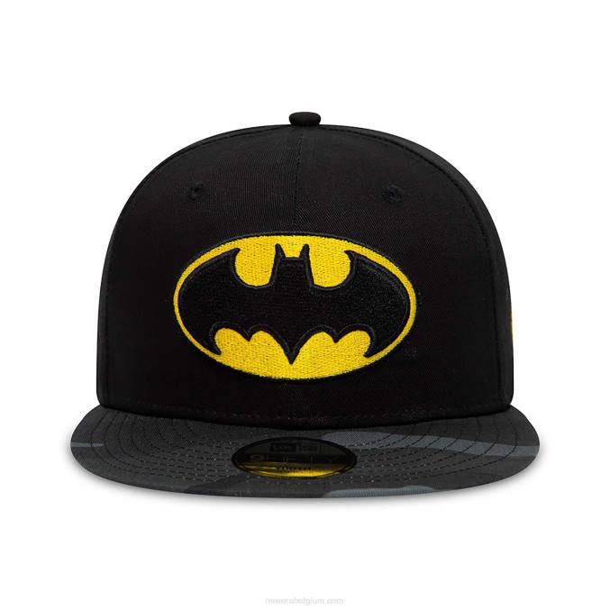 New Era batman jeugd dc camo zwarte 9fifty snapback pet BT241837
