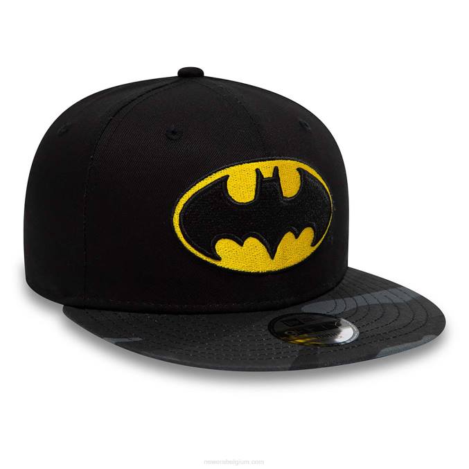 New Era batman jeugd dc camo zwarte 9fifty snapback pet BT241837