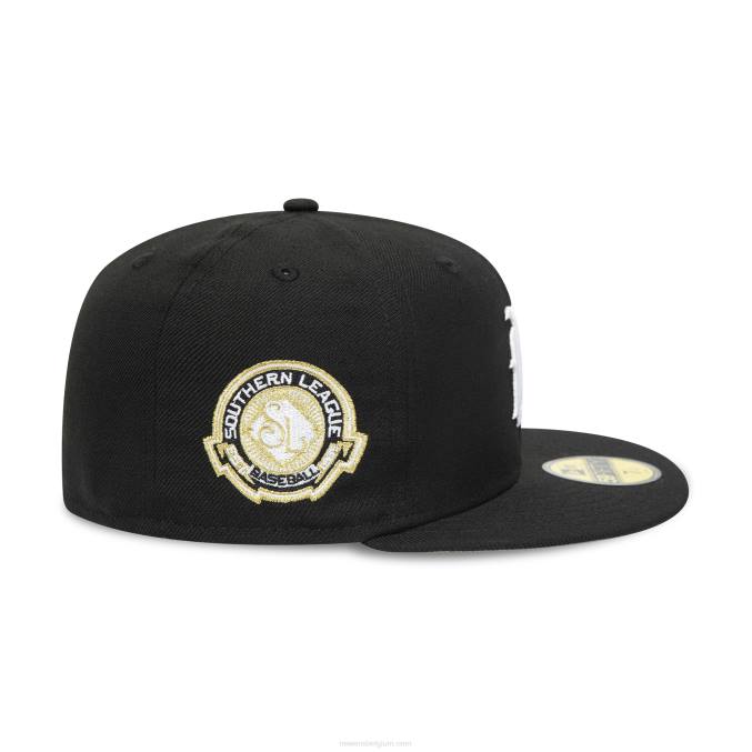 New Era birmingham barons milb zwart 59fifty getailleerde pet BT241094