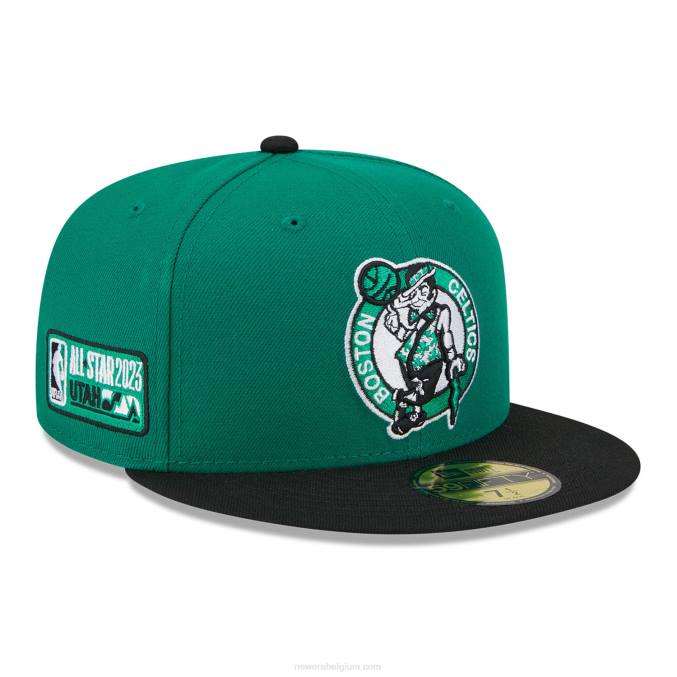 New Era boston celtics nba all star game green 59fifty getailleerde pet BT2476