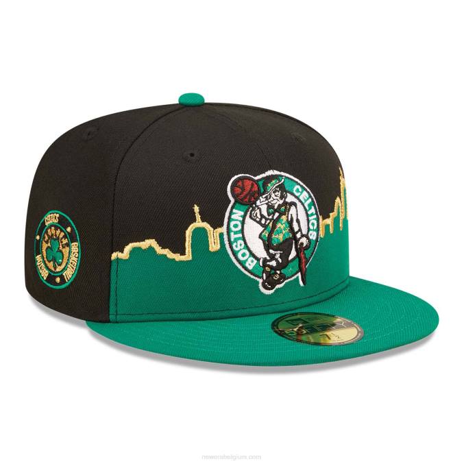 New Era boston celtics nba tip off 2022 zwarte 59fifty fitted cap BT241069