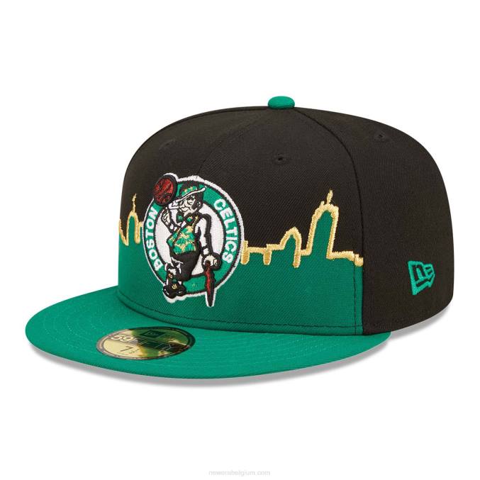 New Era boston celtics nba tip off 2022 zwarte 59fifty fitted cap BT241069