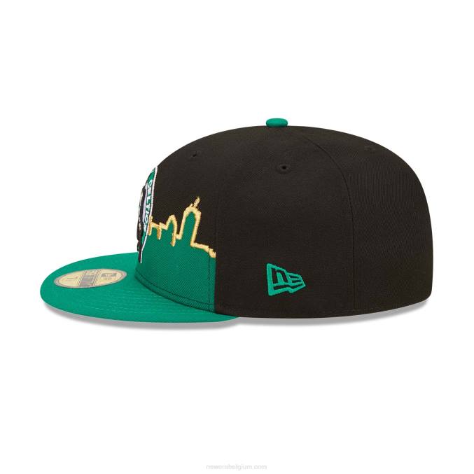 New Era boston celtics nba tip off 2022 zwarte 59fifty fitted cap BT241069