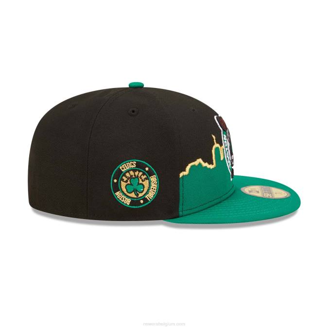 New Era boston celtics nba tip off 2022 zwarte 59fifty fitted cap BT241069